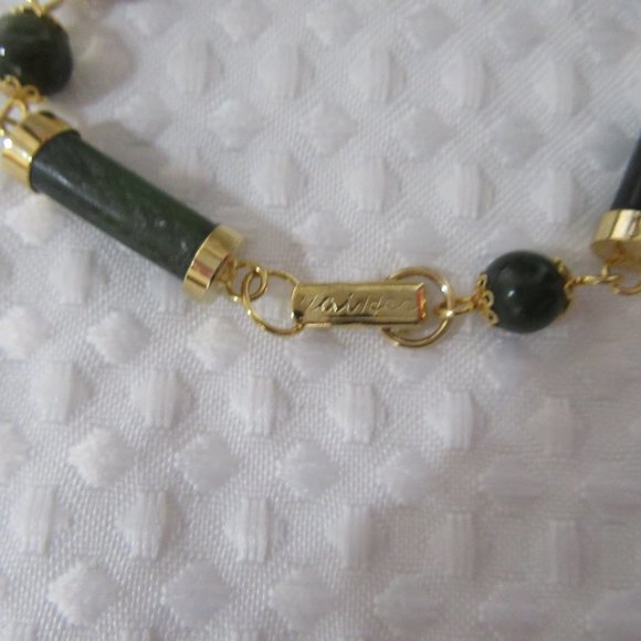 NEW Vintage Zailder natural stone Lucky jade Stone bracelet - Picture 5 of 8
